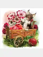 Лавандовый мозаика-вышивка, алмазная, на холсте, без подрамника, 25 х 25 см