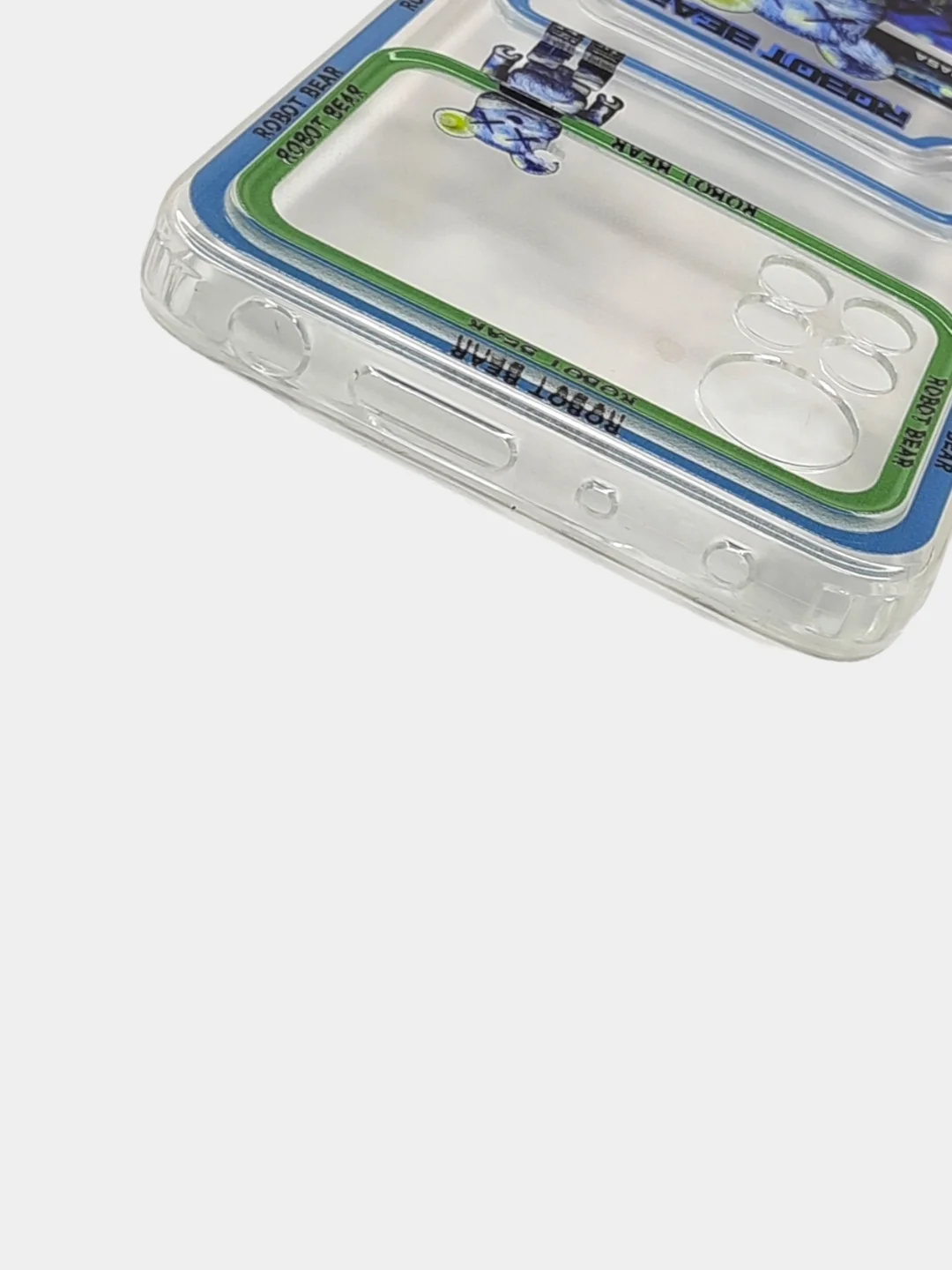 Чехол Xiaomi Poco X4 Pro (Сяоми Поко Х4 Про), прозрачный, с карманом для карты, с рисунком