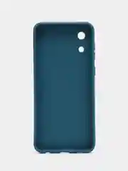 Синий силиконовый чехол для Samsung Galaxy A03 core (Самсунг Галакси А03 Кор)