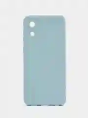 Светло-синий силиконовый чехол для Samsung Galaxy A03 core (Самсунг Галакси А03 Кор)