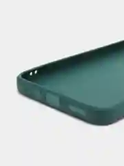 Тёмно-зелёный чехол силиконовый на Infinix Hot 12 Play NFC (Инфиникс Хот 12 Плей НФС)
