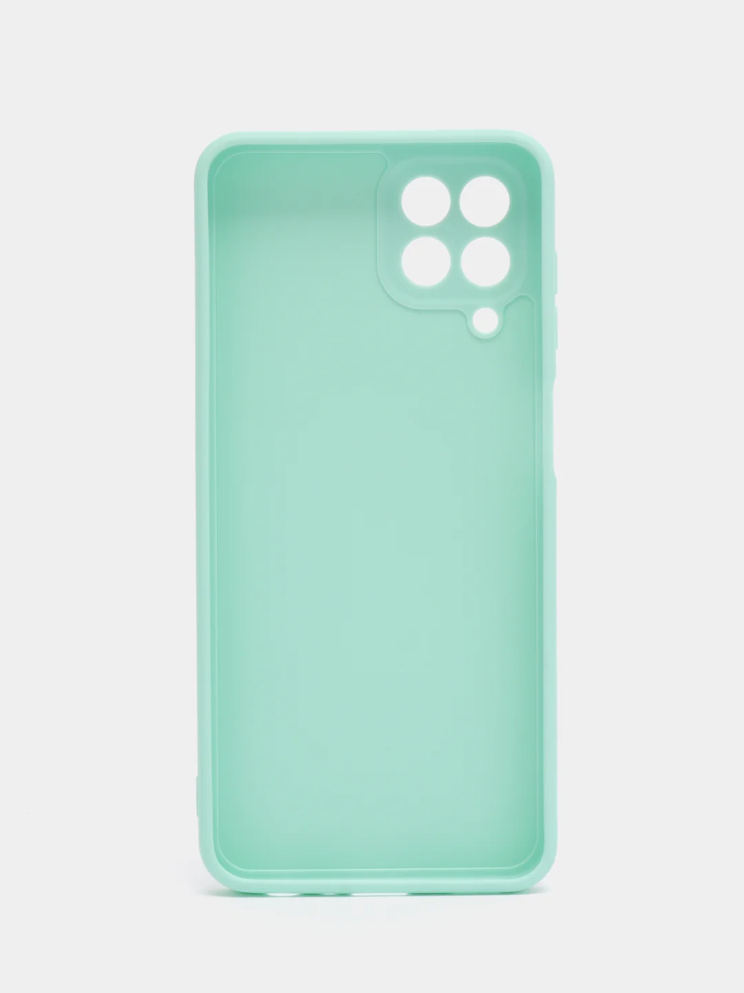 Мятный чехол для Samsung Galaxy M33 (Самсунг М33) 5G, с защитой камеры, силиконовый