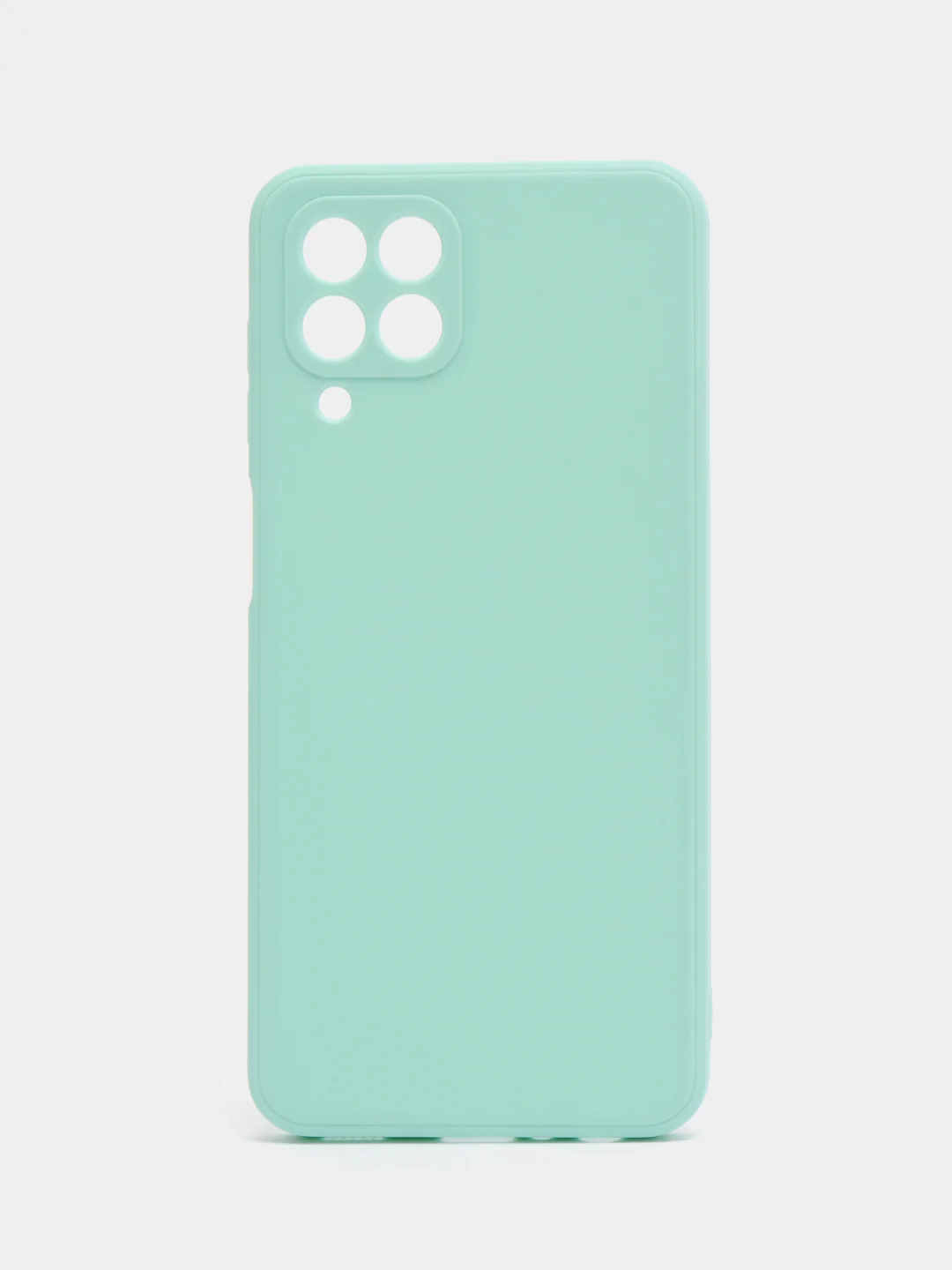 Мятный чехол для Samsung Galaxy M33 (Самсунг М33) 5G, с защитой камеры, силиконовый
