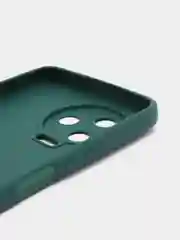 Тёмно-зелёный чехол для Infinix Note 12 Pro (Инфиникс Нот 12 Про), Note 12 (Нот 12), силиконовый