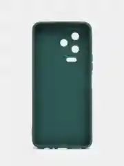 Тёмно-зелёный чехол для Infinix Note 12 Pro (Инфиникс Нот 12 Про), Note 12 (Нот 12), силиконовый