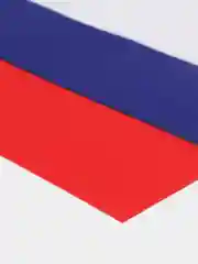 Синий флаг "России" и "9 мая", шток, 30 см