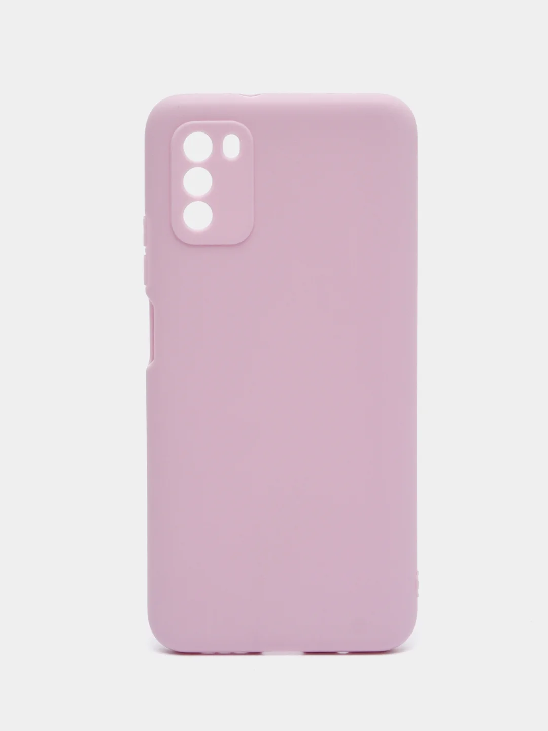 Сиреневый чехол Xiaomi Poco M3 (Сяоми Поко М3), силиконовый, матовый, цветной