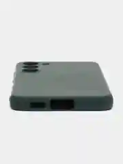 Тёмно-зелёный чехол для Samsung Galaxy S23 Plus (Самсунг Галакси С23 Плюс), силиконовый