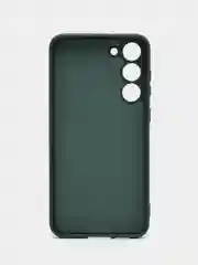 Тёмно-зелёный чехол для Samsung Galaxy S23 Plus (Самсунг Галакси С23 Плюс), силиконовый