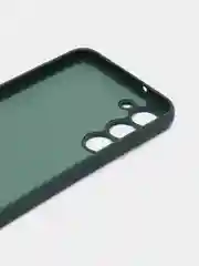 Тёмно-зелёный чехол для Samsung Galaxy S23 Plus (Самсунг Галакси С23 Плюс), силиконовый