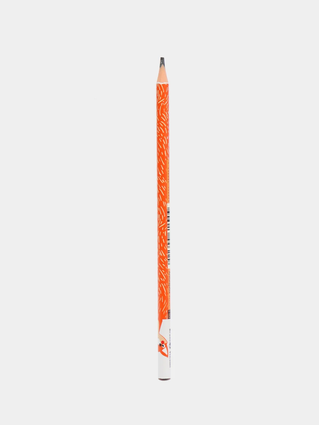 Белый карандаш чернографитный ArtGraphix, 3 мм, НВ, трёхгранный, пластиковый корпус