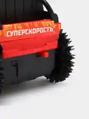Красный детская машинка-перевертыш "Внедорожник", от батареек