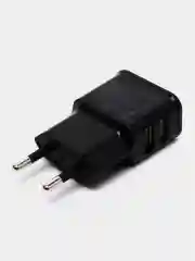 Белый зарядное устройство, сетевое, с 2USB портами