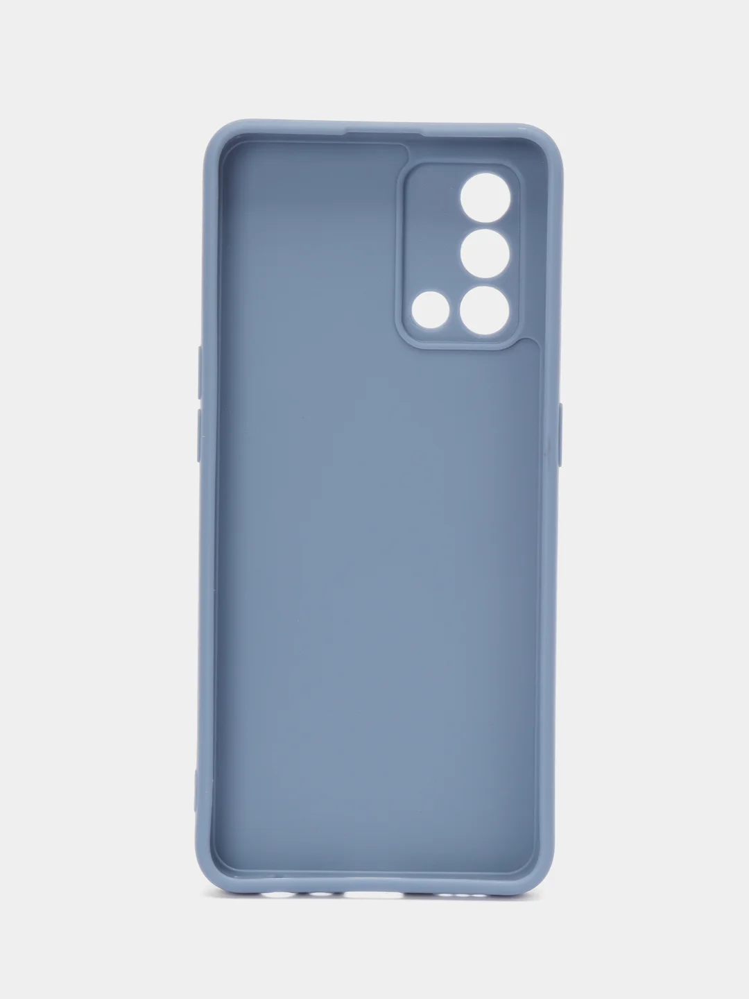 Синий меланж чехол OPPO A74 4G (Оппо А74, 4джи), силиконовый