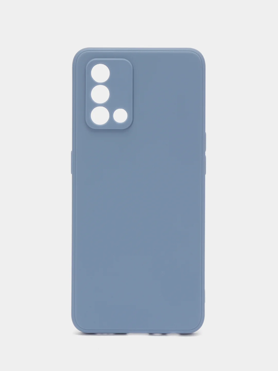 Синий меланж чехол OPPO A74 4G (Оппо А74, 4джи), силиконовый
