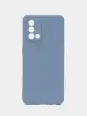 Синий меланж чехол OPPO A74 4G (Оппо А74, 4джи), силиконовый