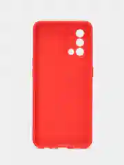 Красный чехол OPPO A74 4G (Оппо А74, 4джи), силиконовый