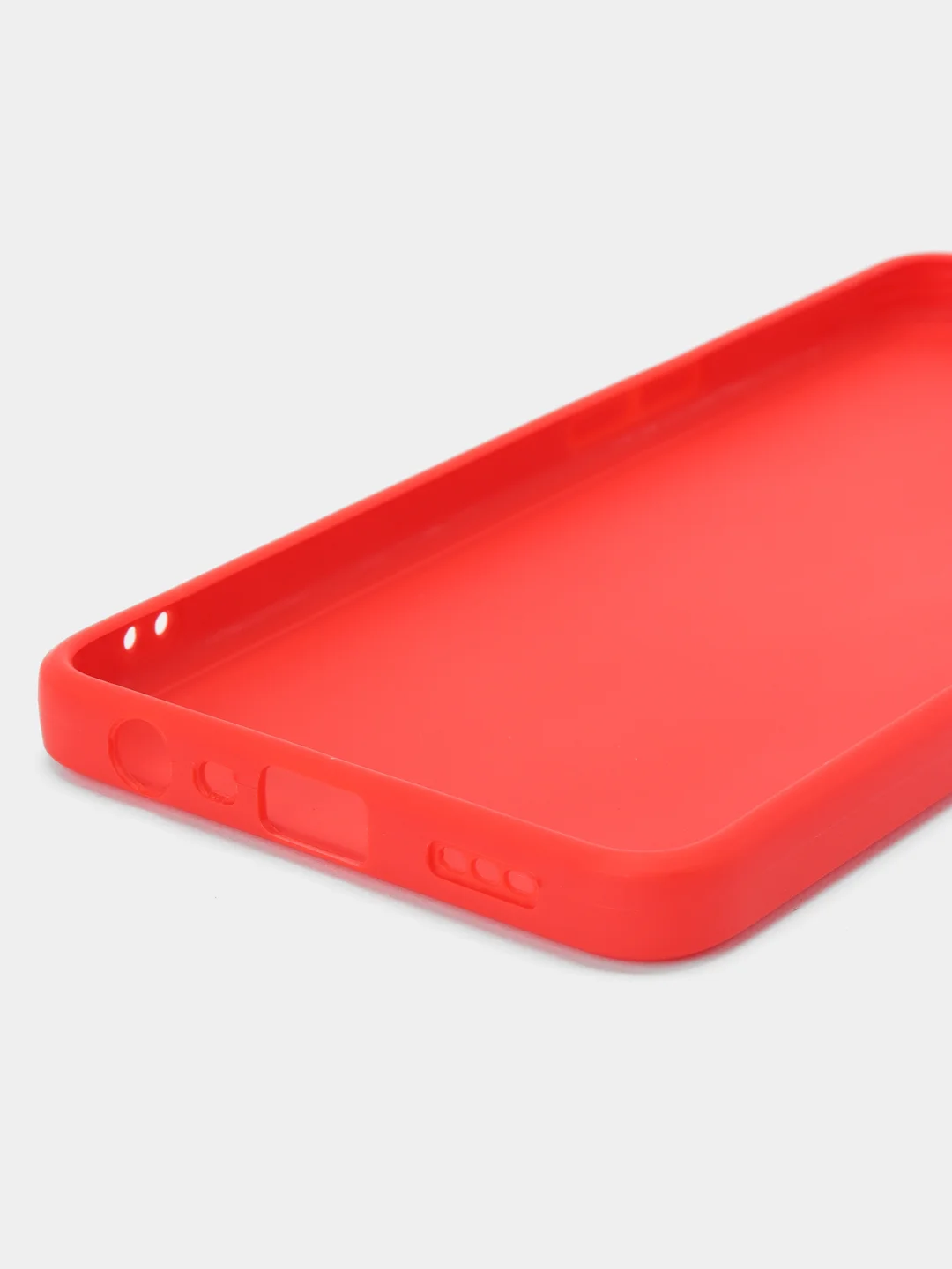 Красный чехол OPPO A74 4G (Оппо А74, 4джи), силиконовый