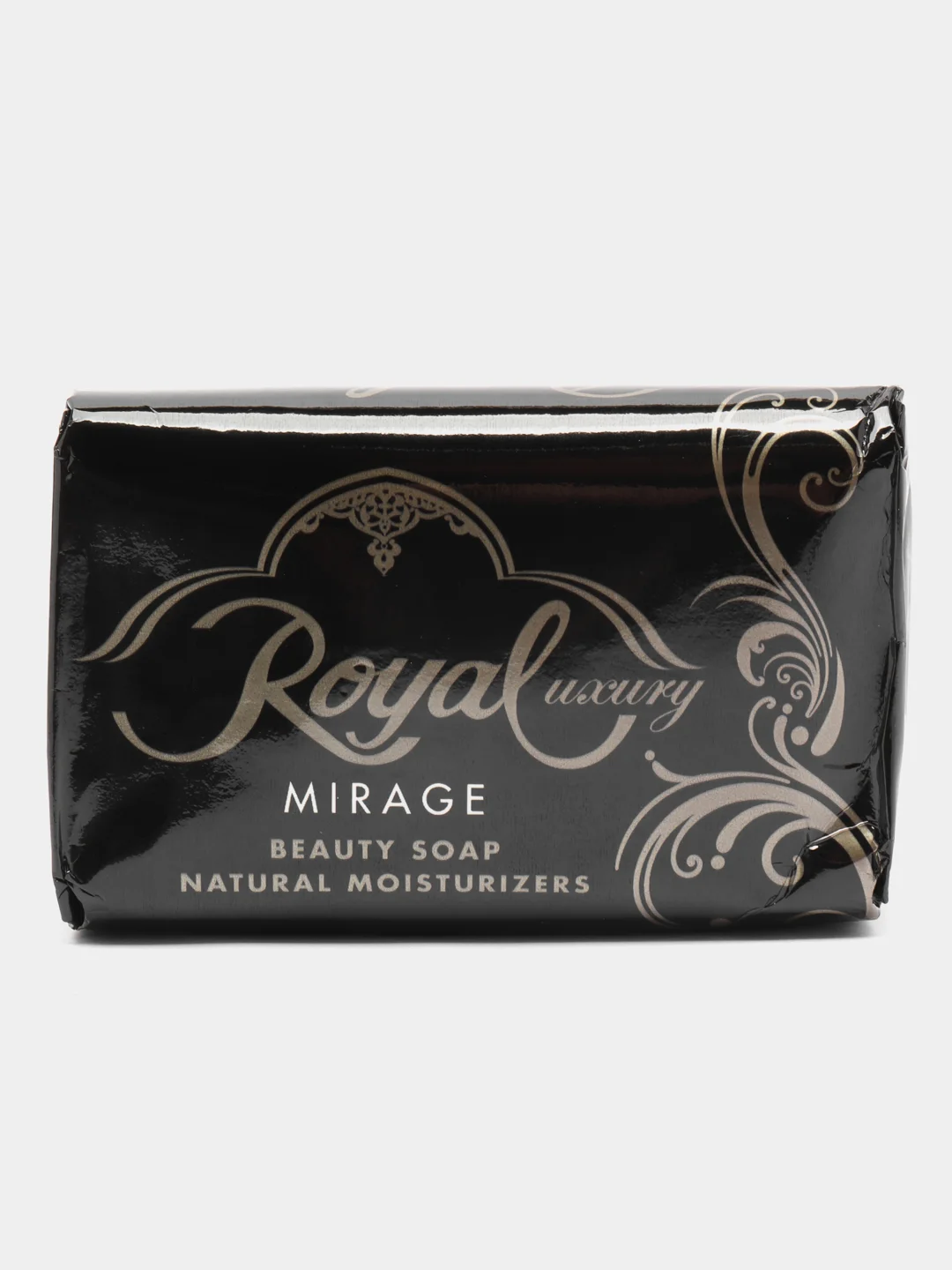Черный royal Premium - Натуральное Арабское Мыло с Глицерином и Молочным Кремом, 120 г