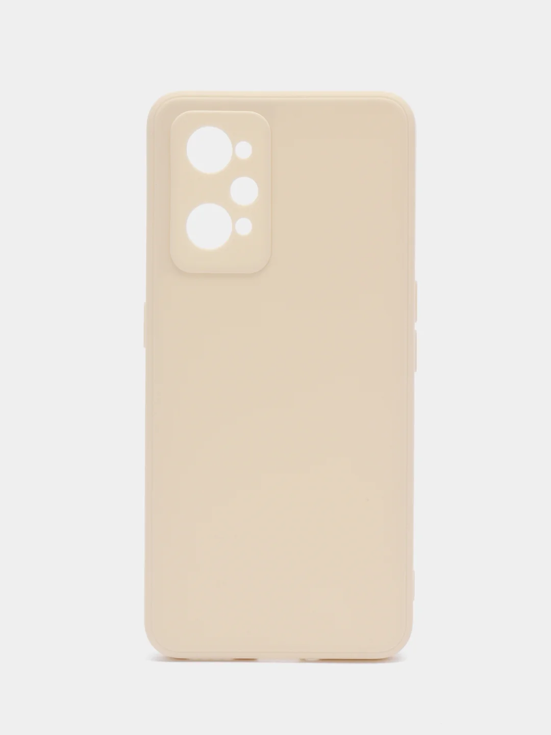 Молочный чехол для Realme GT Neo 2 / GT 2 / GT Neo 3T,  силиконовый с защитой камеры