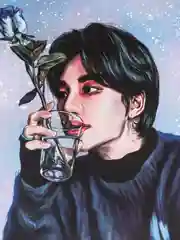 Голубой открытки k-pop "Stray Kids", почтовые