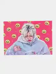 Желтый открытки k-pop "Stray Kids", почтовые