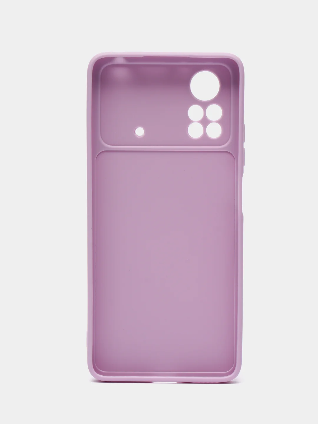 Лавандовый чехол Xiaomi Poco X4 Pro (Сяоми Поко Х4 Про), прозрачный