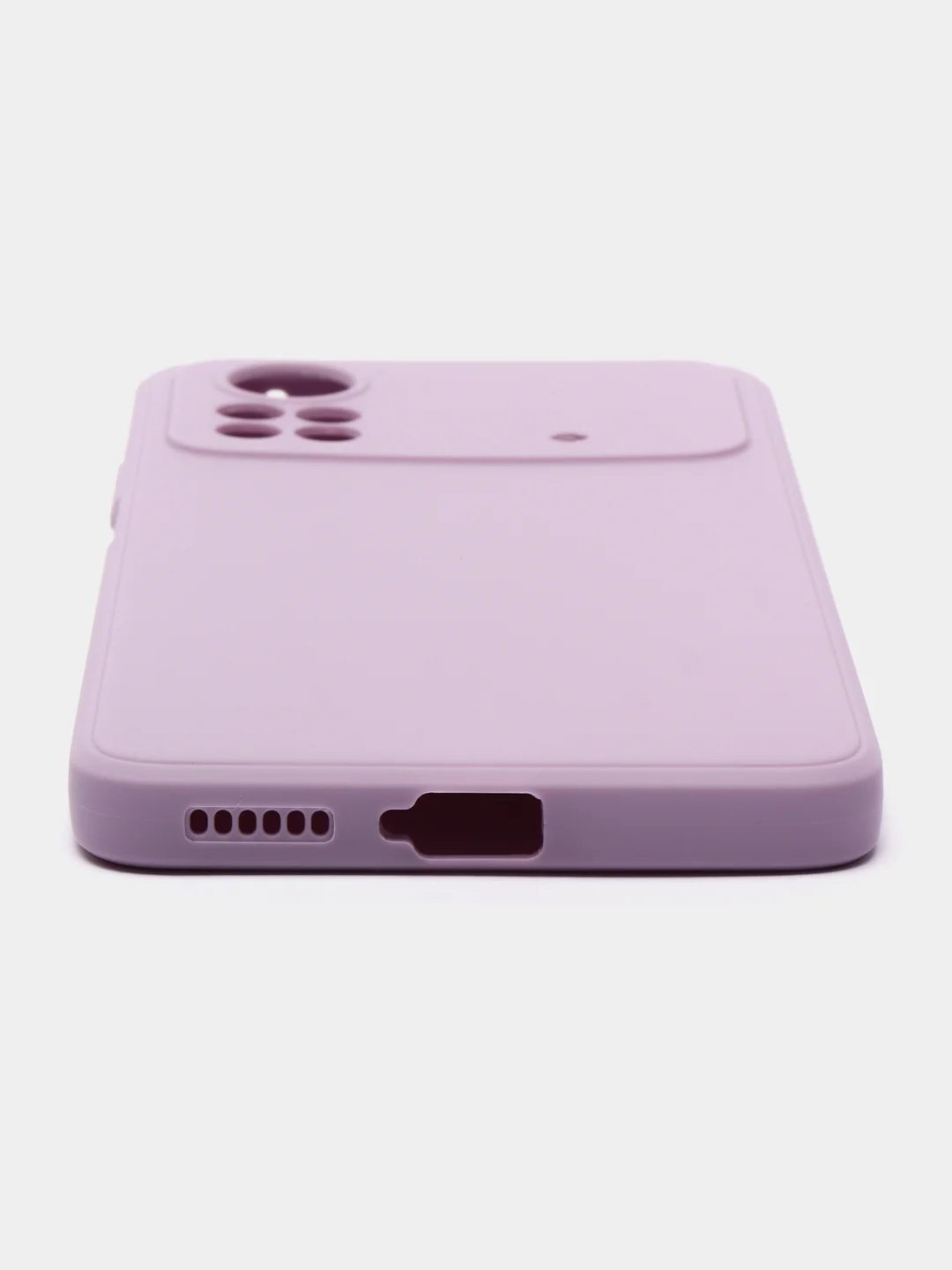 Лавандовый чехол Xiaomi Poco X4 Pro (Сяоми Поко Х4 Про), прозрачный
