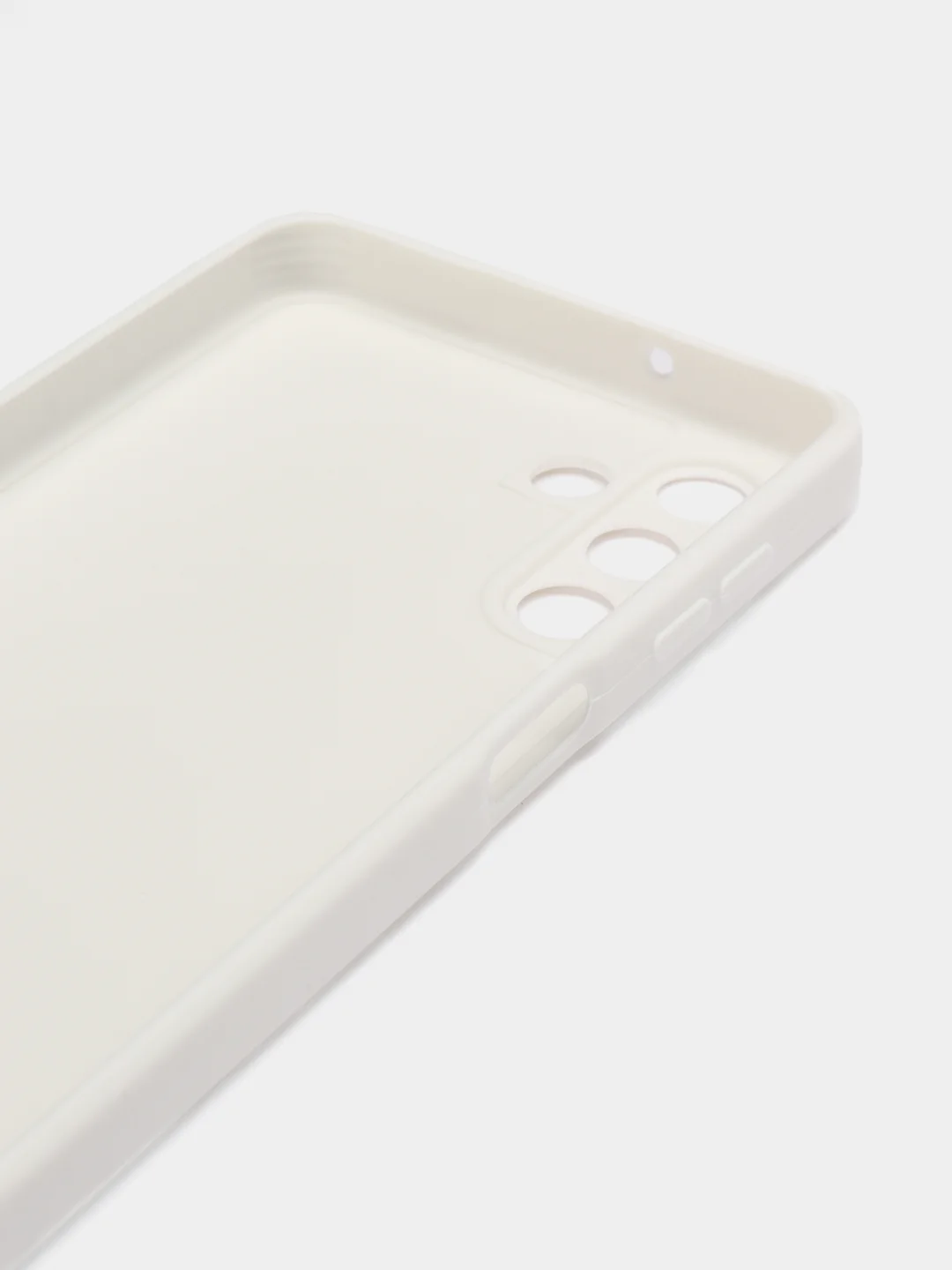 Белый силиконовый чехол Samsung Galaxy A04S, A13 5G (Самсунг Галакси А04С, А13 5Г)