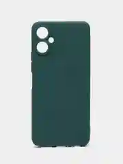 Тёмно-зелёный силиконовый чехол для Tecno Spark 9 Pro (Техно Спарк 9 Про) , прозрачный