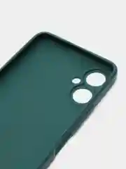 Тёмно-зелёный силиконовый чехол для Tecno Spark 9 Pro (Техно Спарк 9 Про) , прозрачный