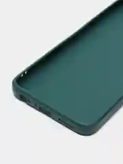 Тёмно-зелёный силиконовый чехол для Tecno Spark 9 Pro (Техно Спарк 9 Про) , прозрачный