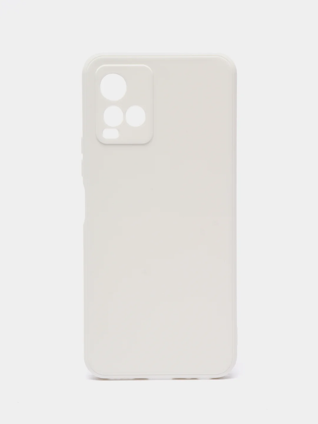Белый чехол для Vivo Y33s, Y21 2021 (Виво у33С, у21 2021), силиконовый