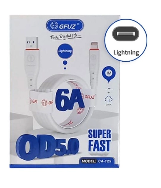 USB кабель 6A, 1 m, OD 5,0, Lightning/Micro USB/Lightning
