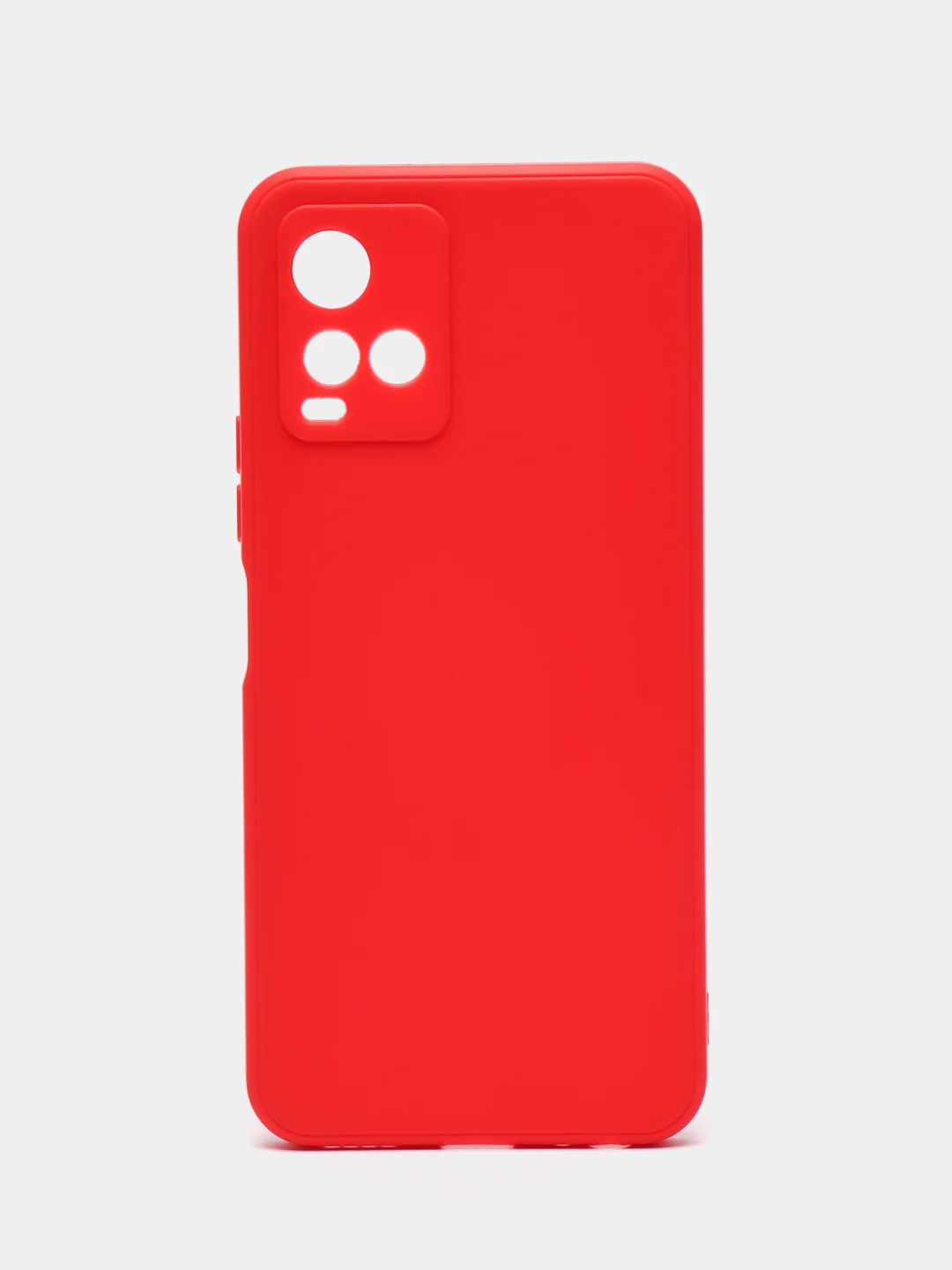 Красный чехол для Vivo Y33s, Y21 2021 (Виво у33С, у21 2021), силиконовый