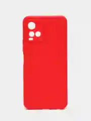 Красный чехол для Vivo Y33s, Y21 2021 (Виво у33С, у21 2021), силиконовый
