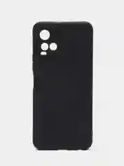 Черный чехол для Vivo Y33s, Y21 2021 (Виво у33С, у21 2021), силиконовый