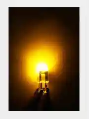 Желтый светодиодные LED лампы W5W T10, 2 штуки в комплекте
