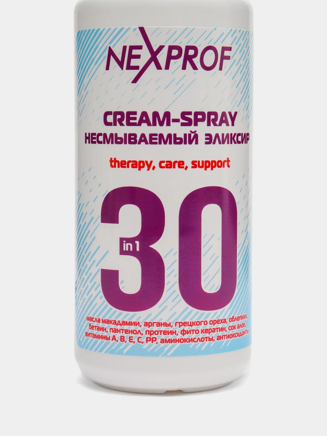 Спрей крем для волос 30 в 1, несмываемый эликсир "Therapy, Care, Support"