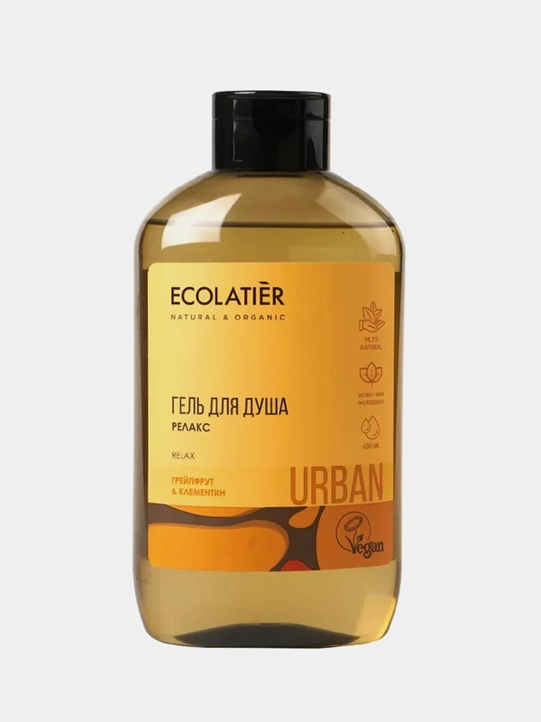 Ecolatier Гель для душа Релакс грейпфрут & клементин, 600 мл