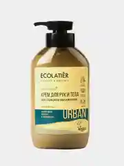 Крем  для рук и тела Ecolatier "Глубокое увлажнение", алоэ вера, кокос и пантенол, 400 мл