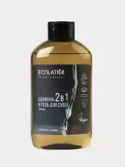 Ecolatier Мужской гель для душа и шампунь 2 в 1 грейпфрут & вербена, 600 мл