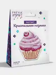 Кристальная (алмазная) мозаика "ФРЕЯ"ALVM-009 магнит "Пирожное"