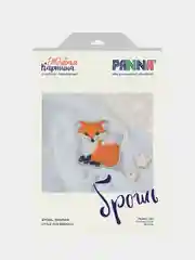 Набор для вышивания PANNA "Живая картина", JK-2219, брошь "Лисичка"