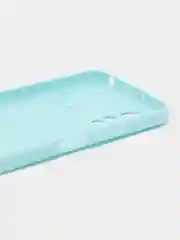 Голубой чехол Xiaomi Poco X4 Pro (Сяоми Поко Х4 Про), прозрачный