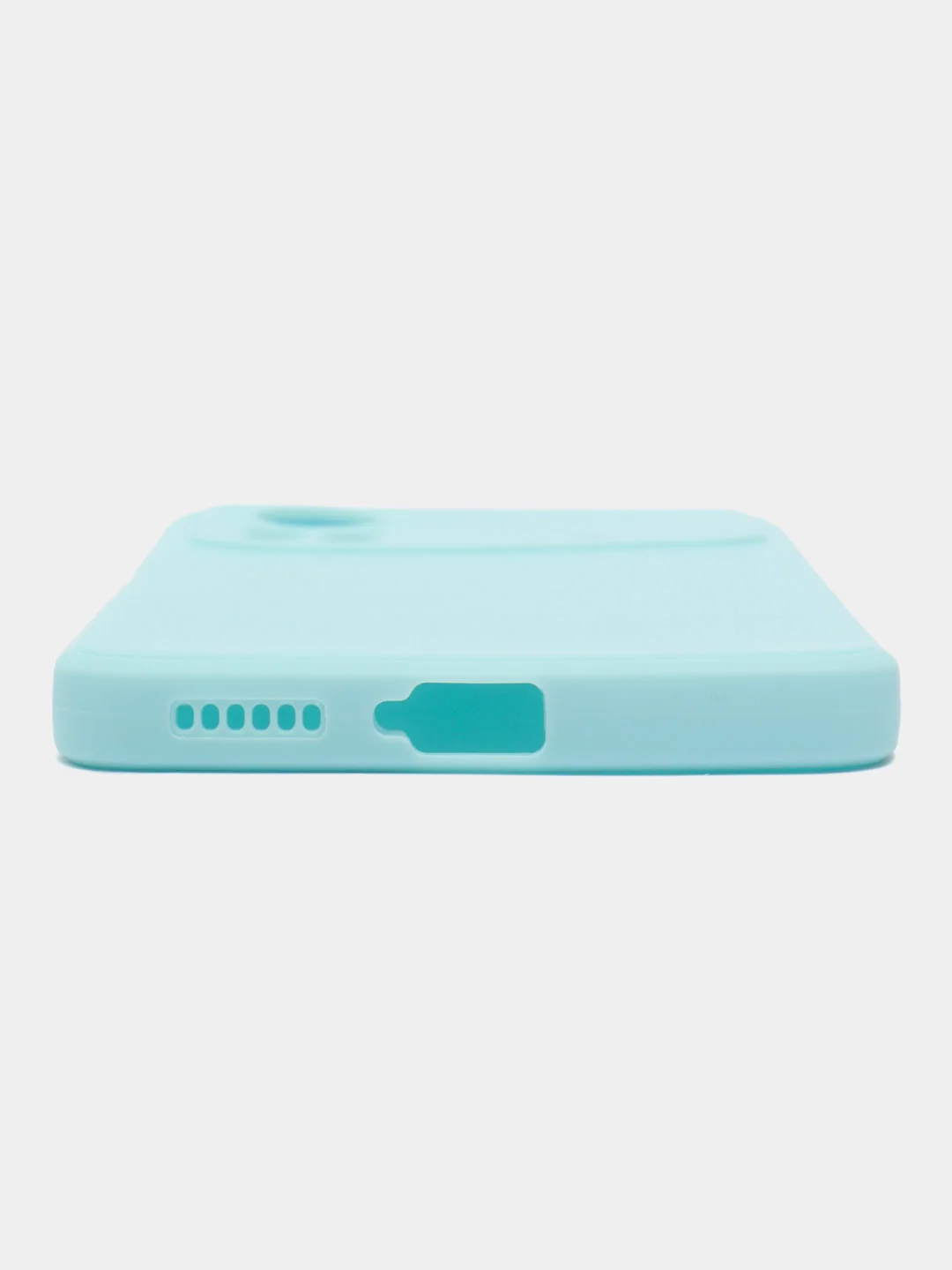 Голубой чехол Xiaomi Poco X4 Pro (Сяоми Поко Х4 Про), прозрачный