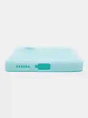 Голубой чехол Xiaomi Poco X4 Pro (Сяоми Поко Х4 Про), прозрачный