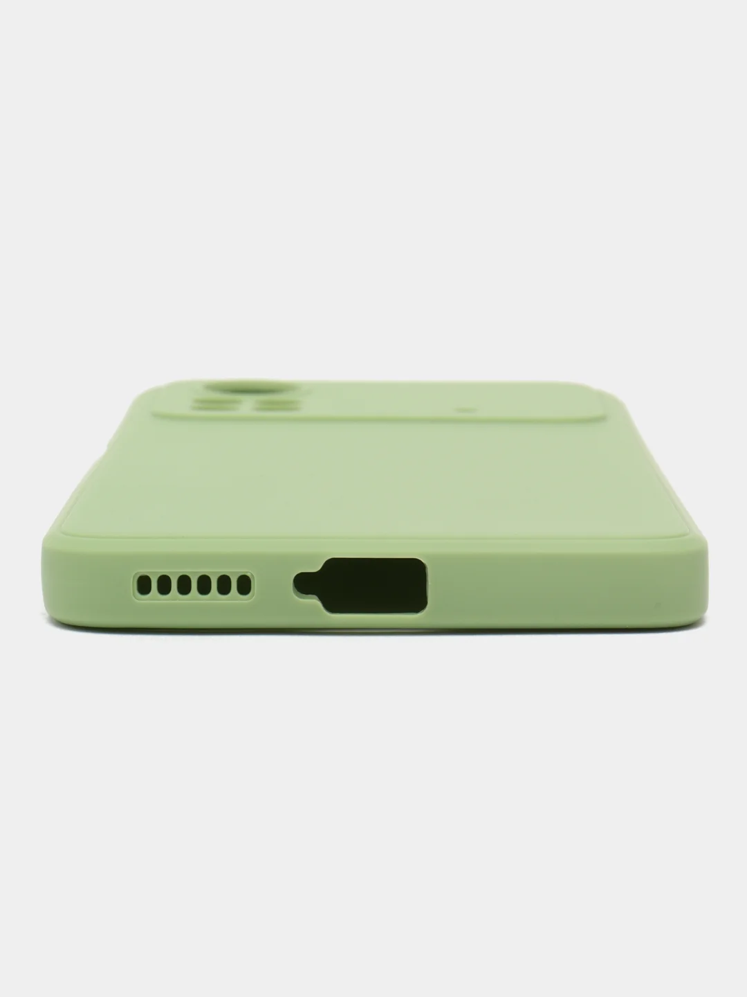 Зеленый чехол Xiaomi Poco X4 Pro (Сяоми Поко Х4 Про), прозрачный