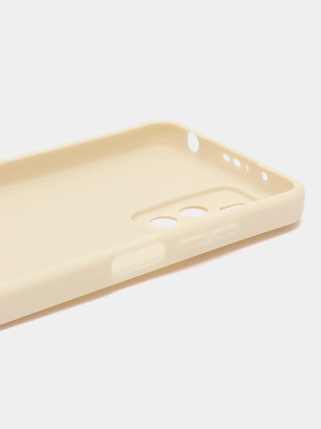 Молочный силиконовый чехол для Xiaomi Redmi 10 (Редми 10), прозрачный