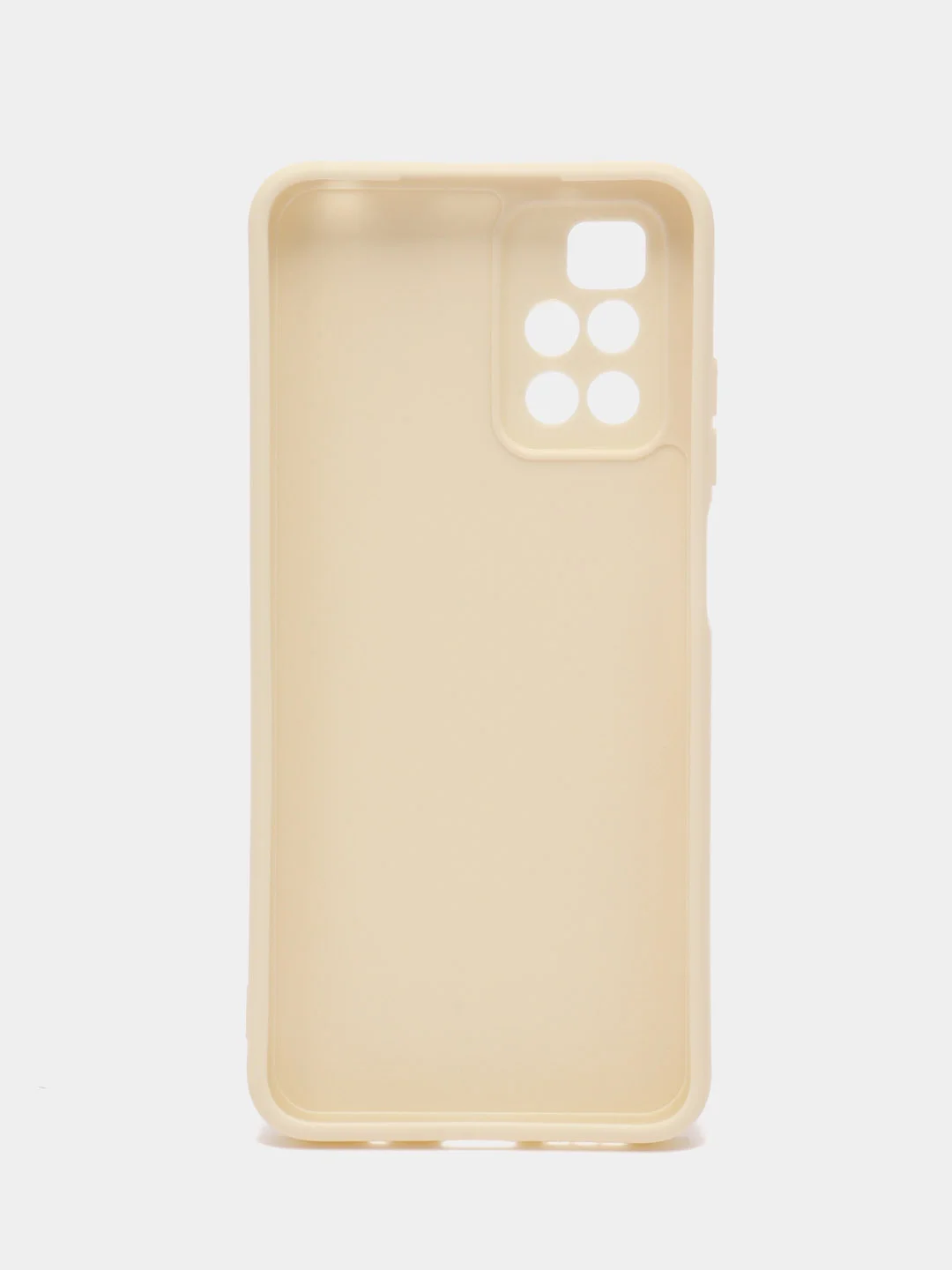 Молочный силиконовый чехол для Xiaomi Redmi 10 (Редми 10), прозрачный